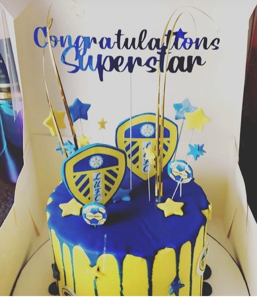 LUFC CUSTOM CAKE - 1/07/2022 AFTER 6PM